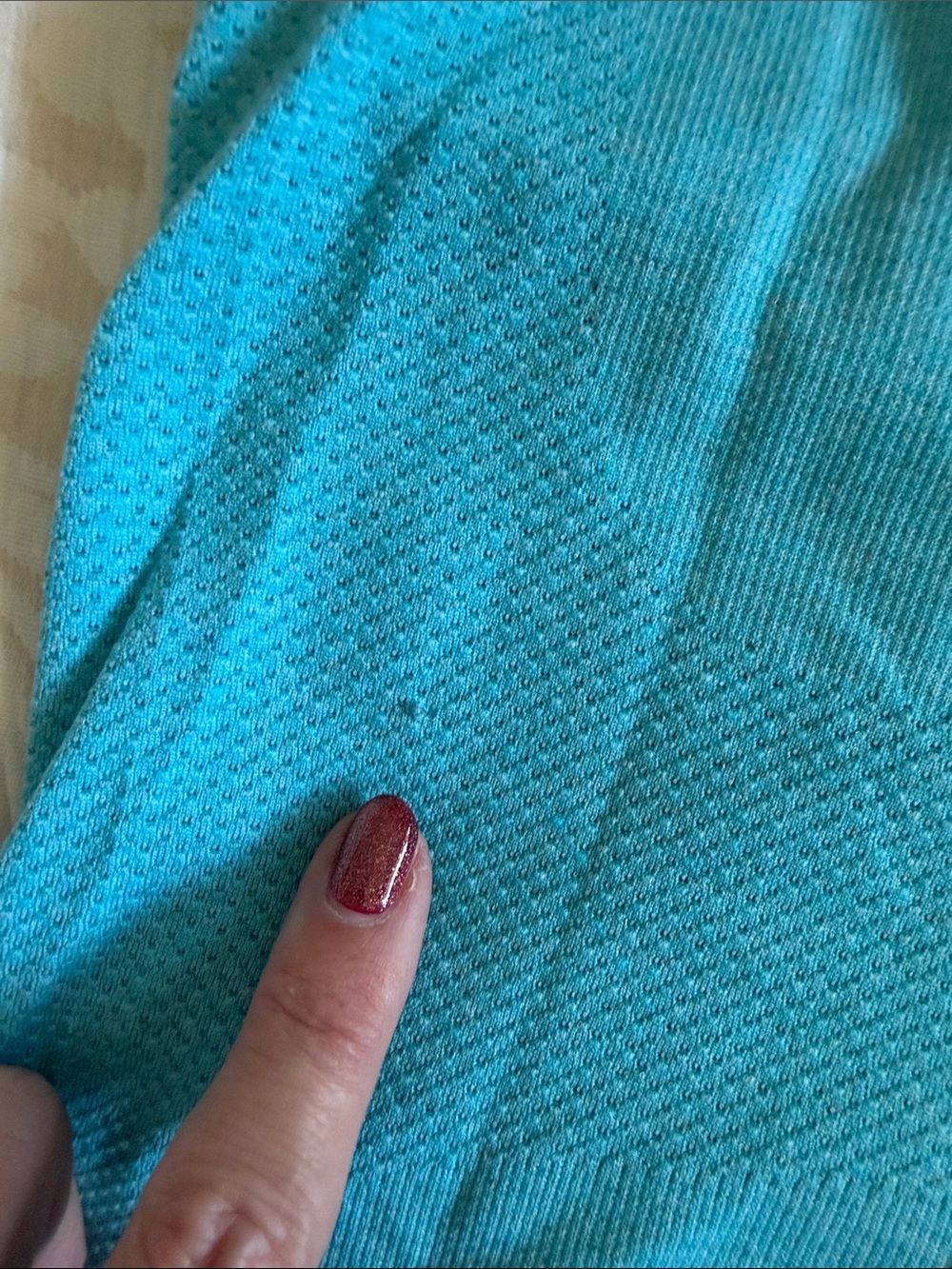 lululemon athletica Teal Racerback Workout Tank Top - Picture 3 of 4